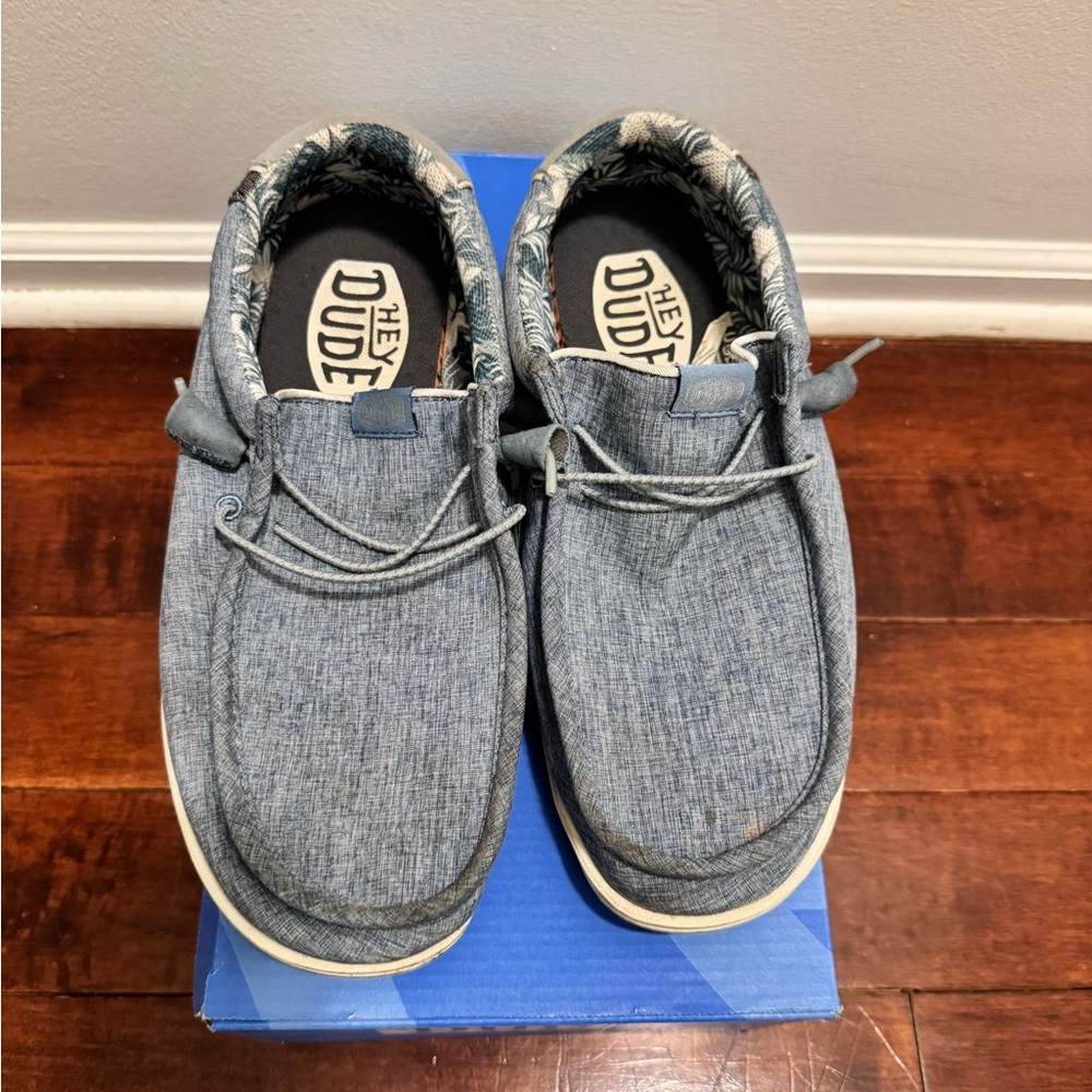 Hey Dude Blue Loafers